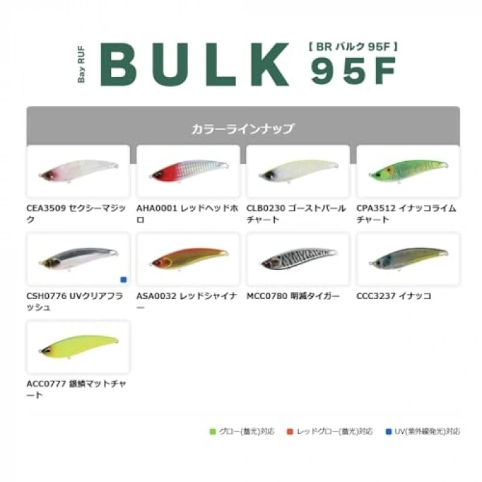 Duo Bay Ruf Bulk 95F CLB0230 Ghost Pearl Chart Suni Yem