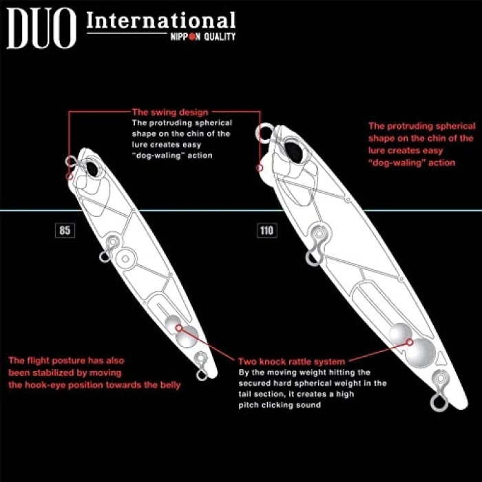 Duo Realis Pencil 85 MCC0522 UV Silver Slash Bait Suni Yem