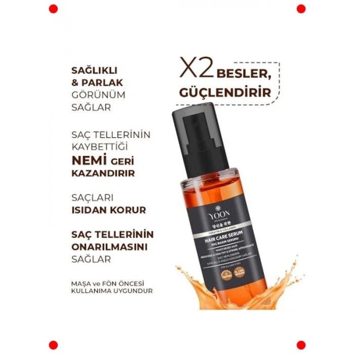 Durulanmayan Saç Serumu: Onarıcı & Besleyici 100ml