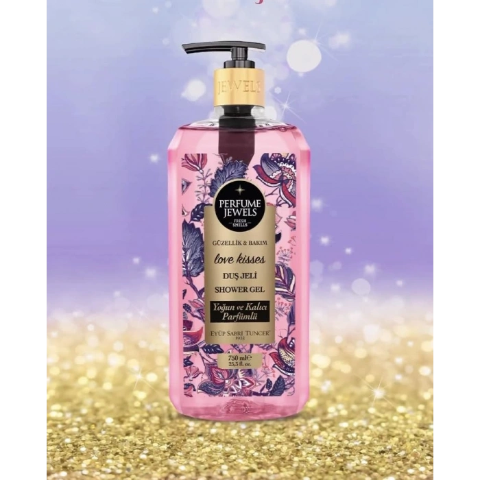 Duş Jeli 750 ml, Love Kisses Aromalı Pet Şişe