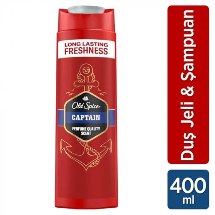 Duş Jeli ve Şampuan, 400 ml Ferahlatıcı ve Temizleyici