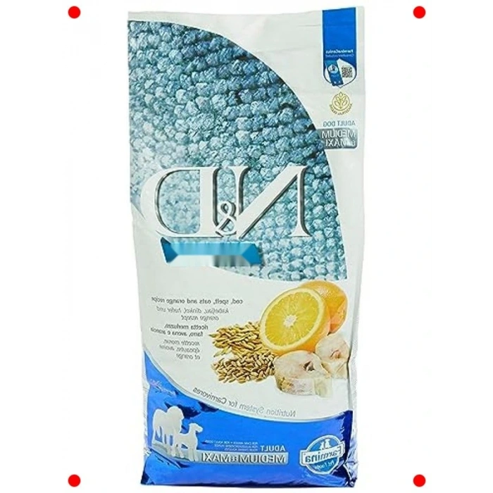 Düşük Tahıllı Morina Balıklı Yetişkin Köpek Maması 12 kg