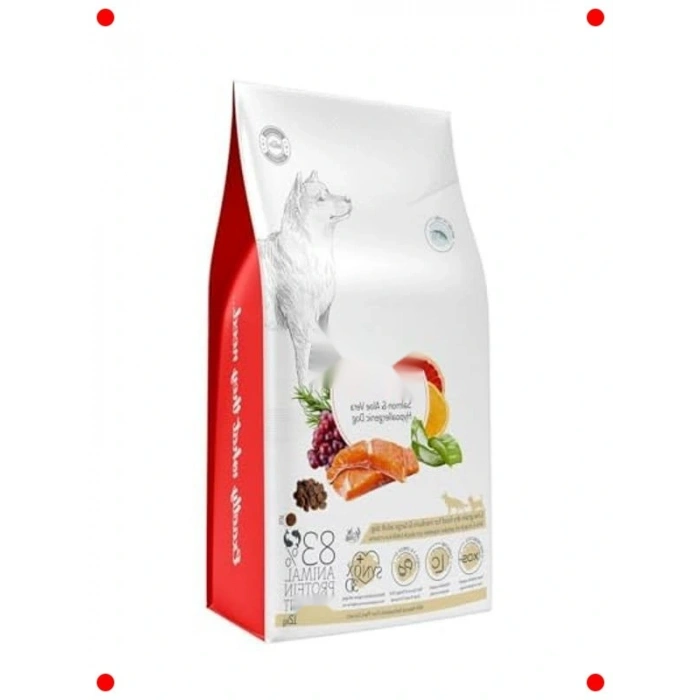 Düşük Tahıllı Somonlu Hipoalerjenik Yetişkin Köpek Maması 12 Kg