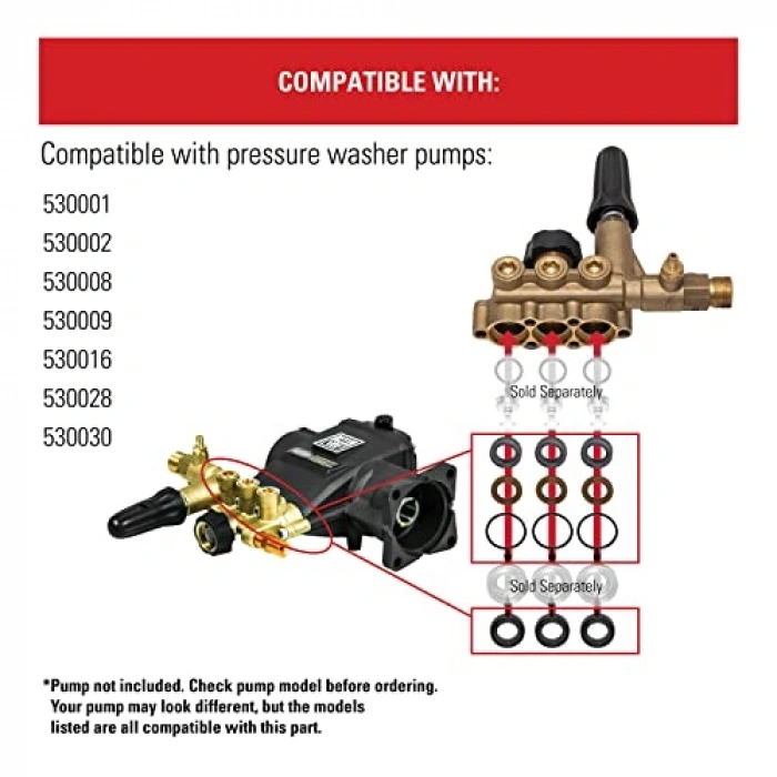 Düşük ve Yüksek Basınçlı Conta, Siyah, Yedek Parça