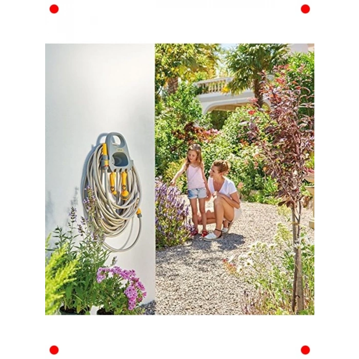 Duvara Monte Bahçe Hortumu Sarma Askısı