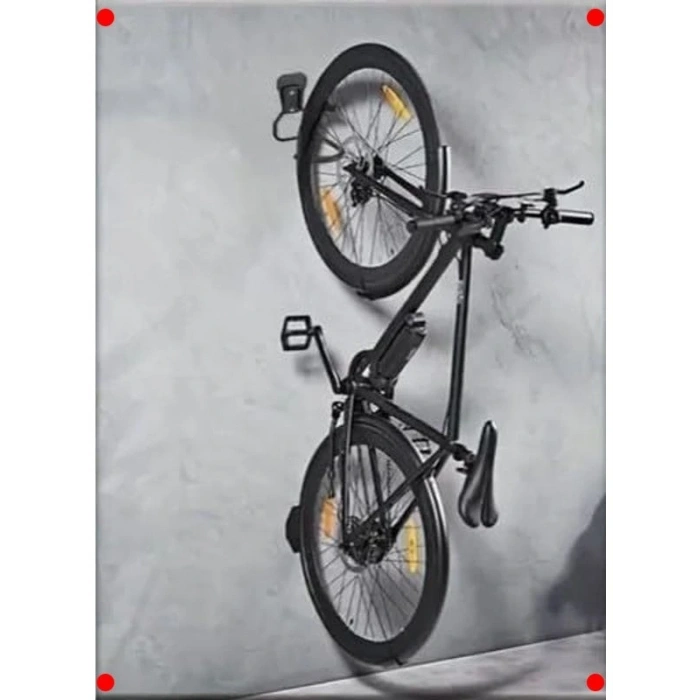 Duvara Monte Güçlü Bisiklet Depolama Askısı