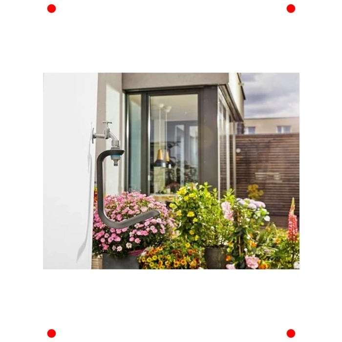 Duvara Monte Hortum Depolama Askısı