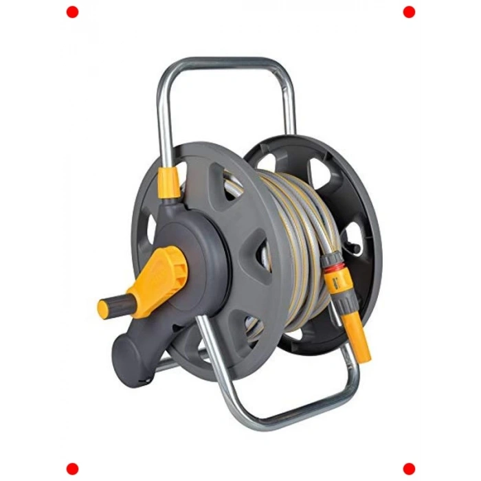 Duvarda/Yerde 25m Hortumlu Makara Seti (45m Kapasite)
