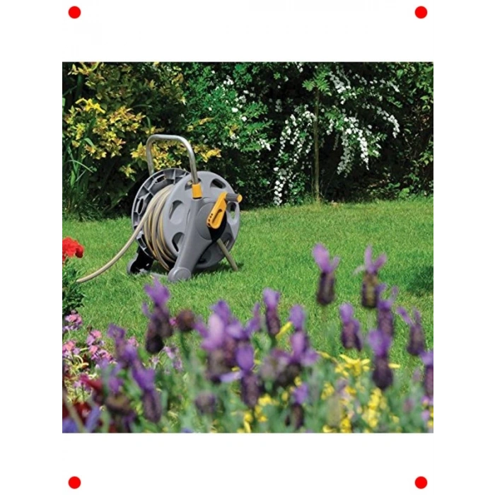 Duvarda/Yerde 25m Hortumlu Makara Seti (45m Kapasite)