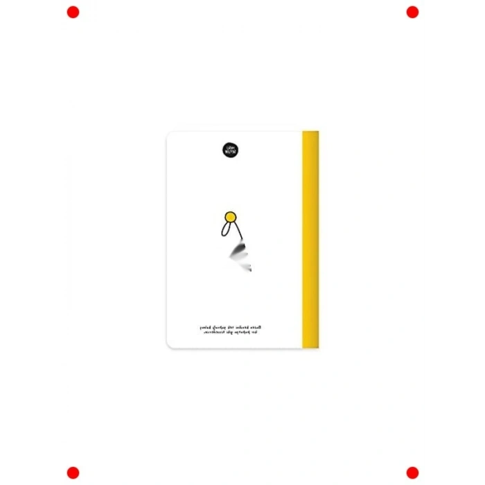 Duygusal Temalı Sert Kapak Çizgili Defter - 14x20