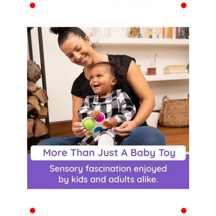 Duyu Geliştirici Renkli Düğme Oyuncakları