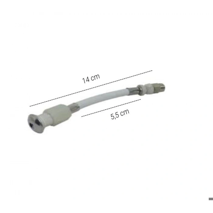 Düz Gömme Taharet Çubuğu, 14 cm Uzunlukta