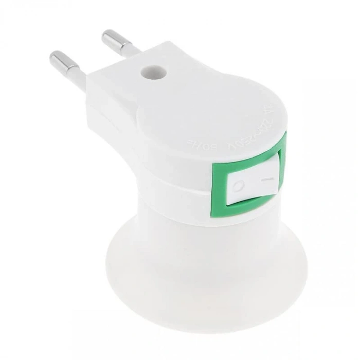 E27 Anahtarlı Lamba Duyu, Takılan 2 Adet Set