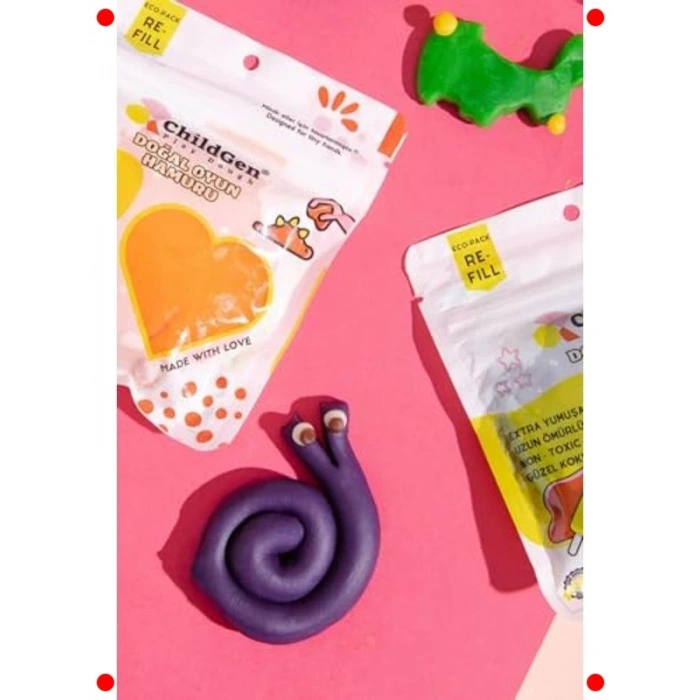 Ecopack Geri Dönüştürülebilir 6lı Oyun Hamuru Seti