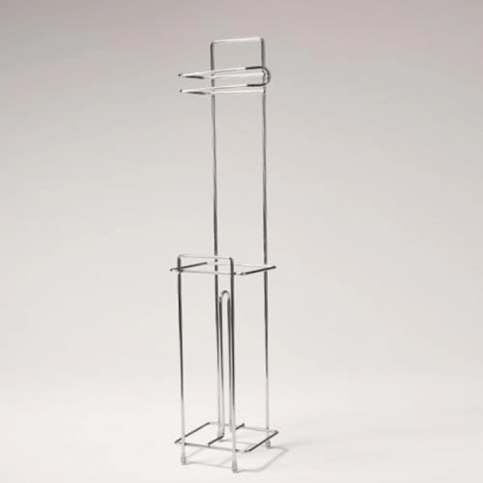 Efe Mark  Serisi Paslanmaz Yedekli WC Kağıtlığı Krom