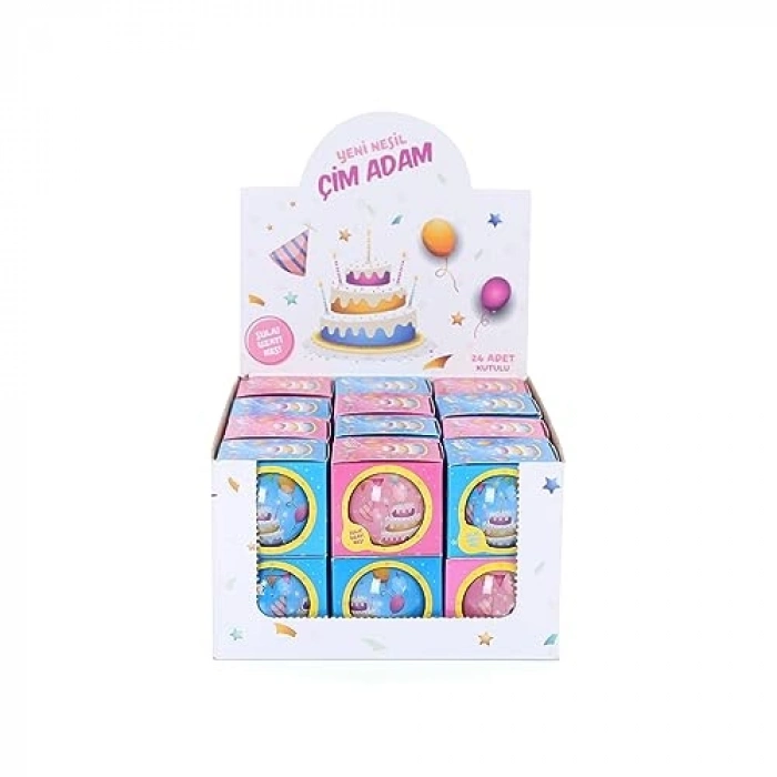 Eğitici 6lı Doğum Günü Temalı Çim Adam Seti