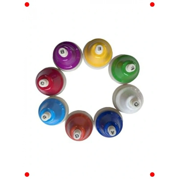 Eğitici 8 Notalı Masa Zil Seti Çocuklar İçin