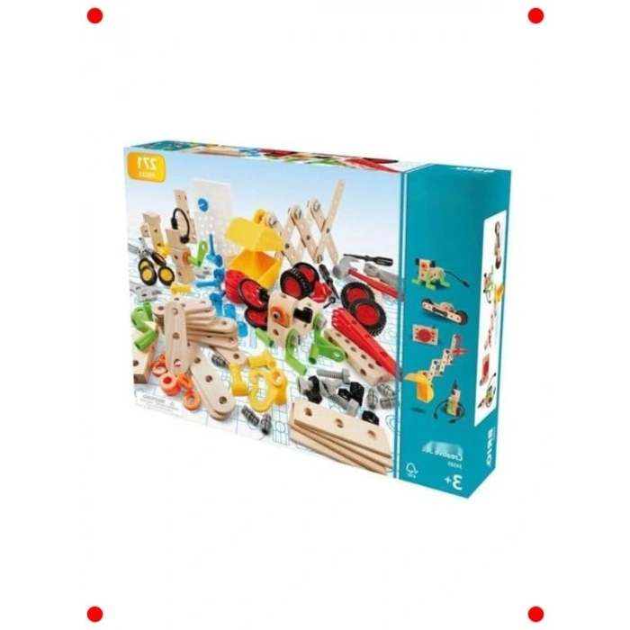 Eğitici İnşaat Yapı Seti – 270 Parça