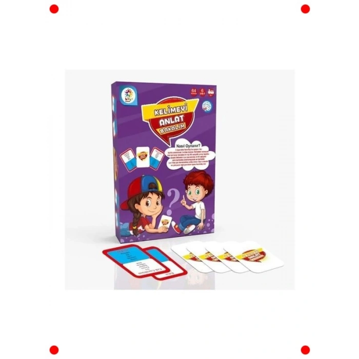 Eğitici Kelime Tahmin Kart Oyunu Seti