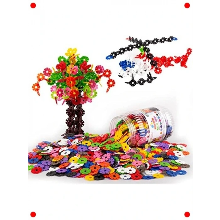 Eğitici Kilitli Diskler Yapı Seti (3+ Yaş, STEM Uyumlu)