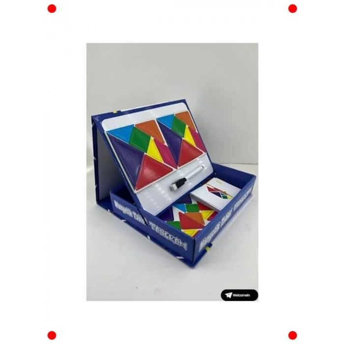 Eğitici Manyetik Tangram Seti 96 Parça