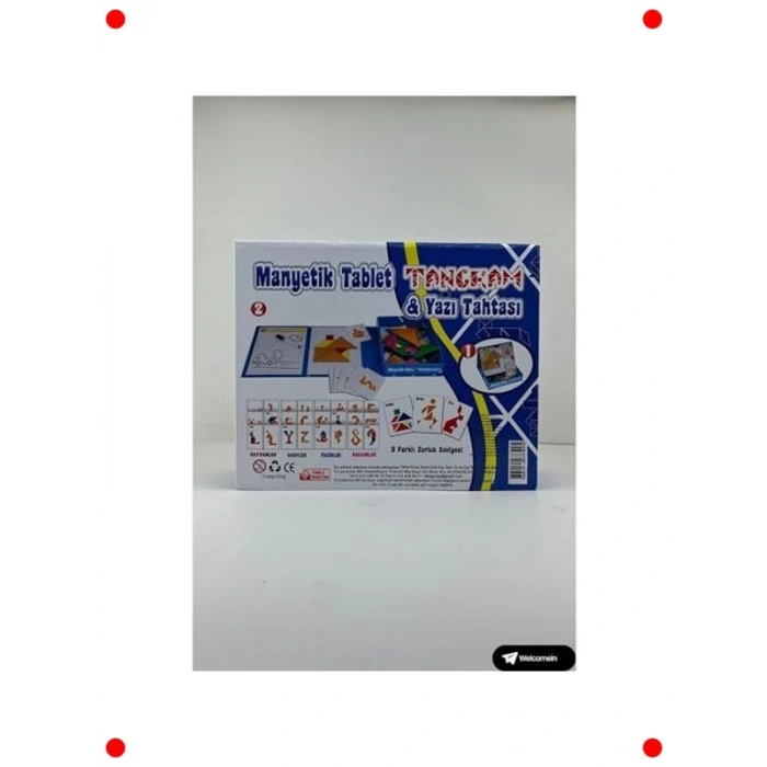 Eğitici Manyetik Tangram Seti 96 Parça