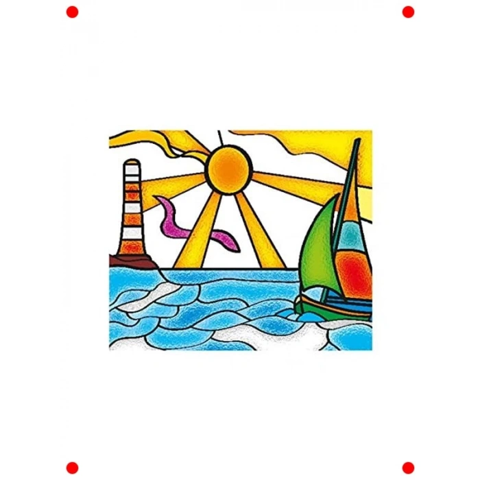 Eğitici Oyuncak Cam Vitray Seti