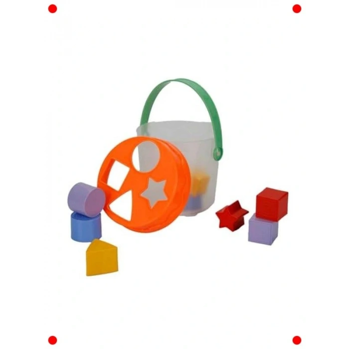 Eğitici Şekil Eşleştirme Kovası Oyuncak Seti