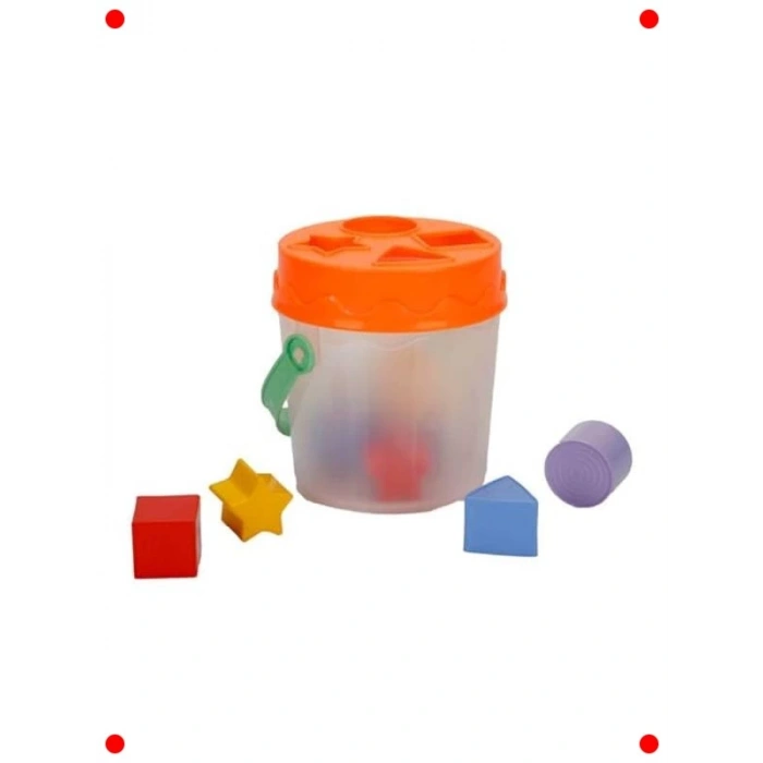 Eğitici Şekil Eşleştirme Kovası Oyuncak Seti