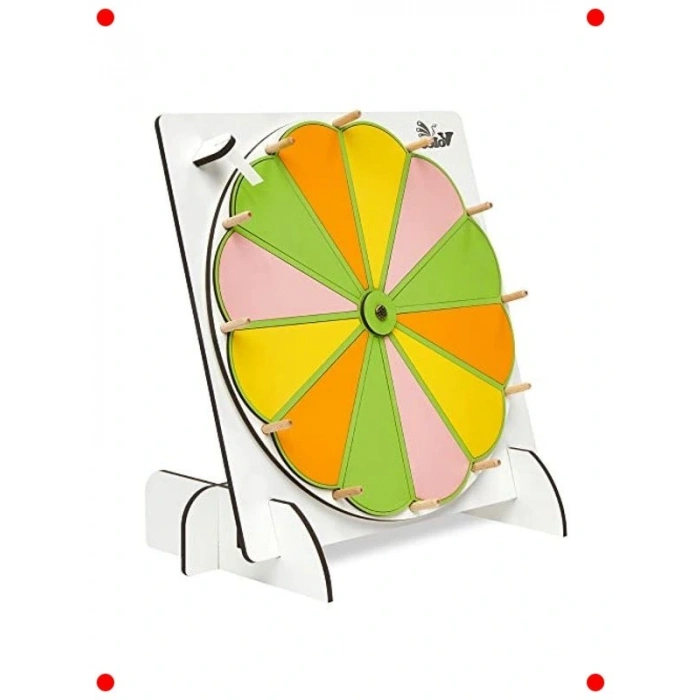 Eğitici Yaz-Sil Çarkıfelek Oyun Seti