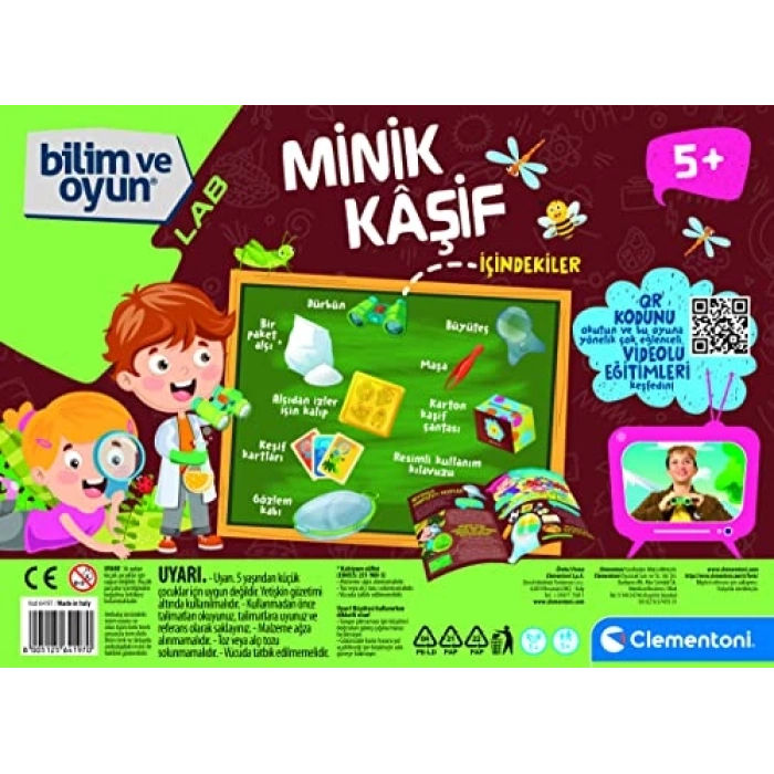 Eğlenceli Bilim Deneyleri ile Çocuklar için Robotik Set