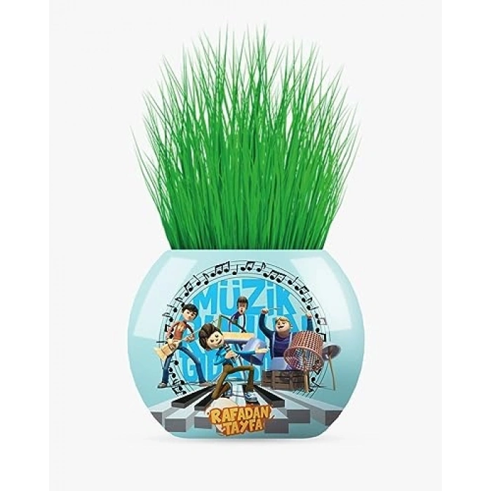 Eğlenceli Bitki Yetiştirme Kiti - 6lı Çim Adam Seti