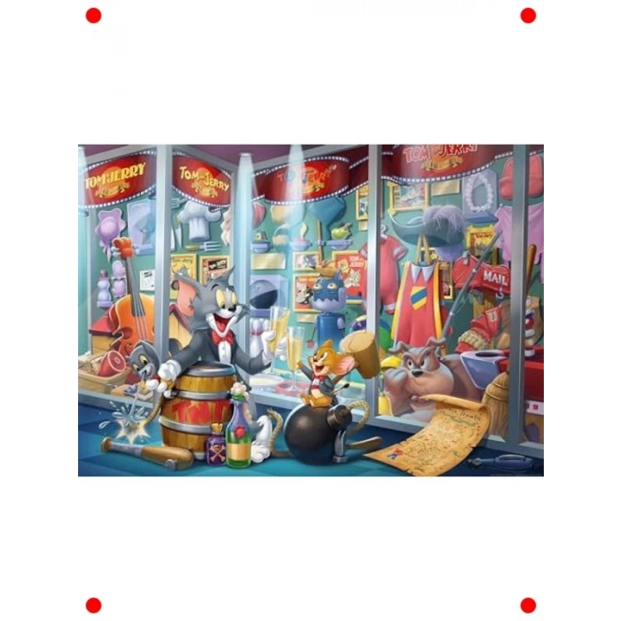 Eğlenceli Çizgi Film Temalı 1000 Parça Yapboz