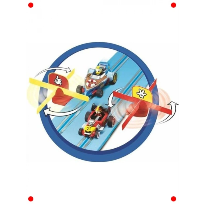 Eğlenceli Yarış Setiyle Çizgi Karakterli Slot Araba