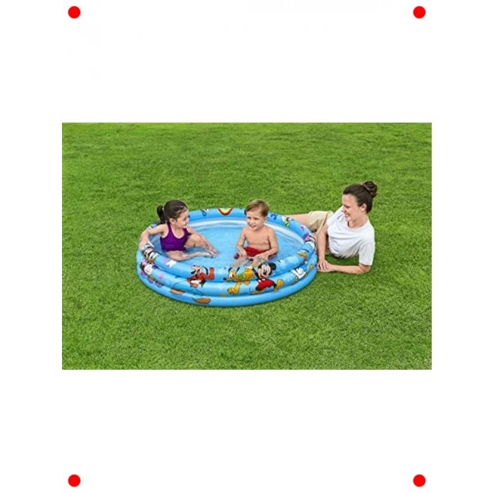 Eğlenceli Yuvarlak Çocuk Havuzu 122x25 cm