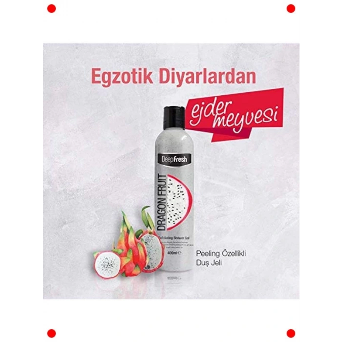 Ejder Meyveli Peeling Etkili Arındırıcı Duş Jeli 400ml