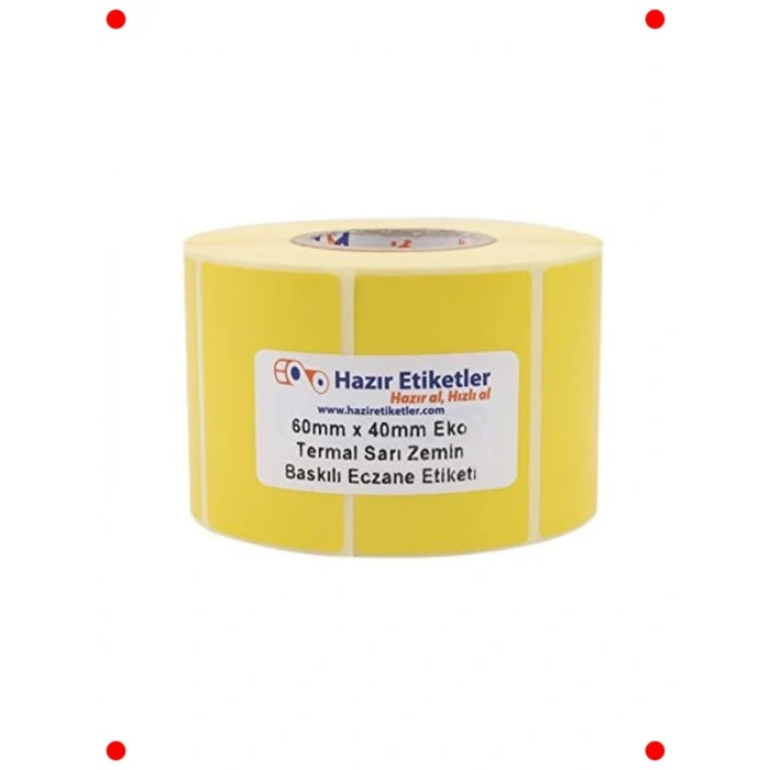 Eko Termal İlaç Tarif Etiketi 60x40mm (1000 Adet)
