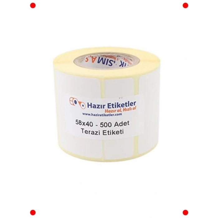 Eko Termal Terazi Etiketi 58x40mm (500 Adet)