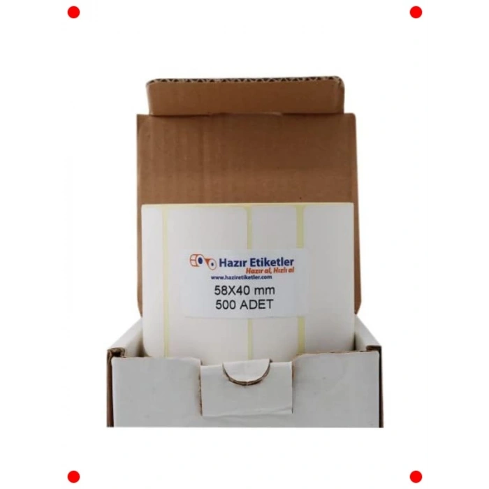 Eko Termal Terazi Etiketi 58x40mm (500 Adet)