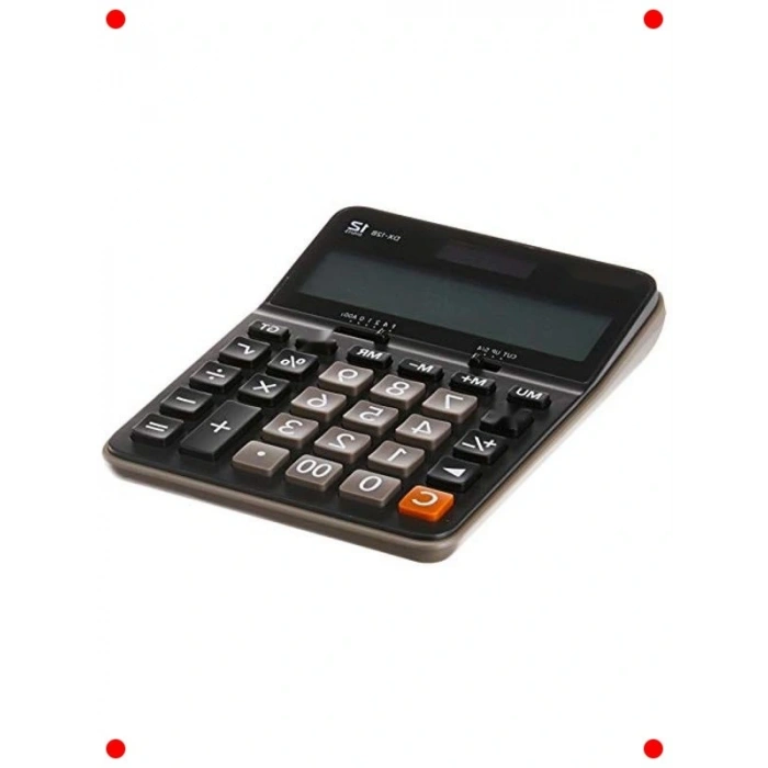 Ekonomik Masaüstü Hesap Makinesi (Siyah)
