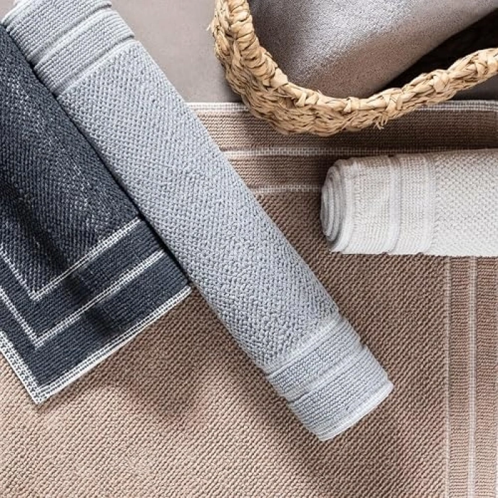 Ekru Banyo Paspası, 60x100 cm Ölçülerinde