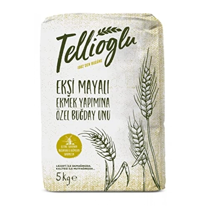 Ekşi Mayalı Ekmek Yapımına Uygun Buğday Unu, 5 kg Paket