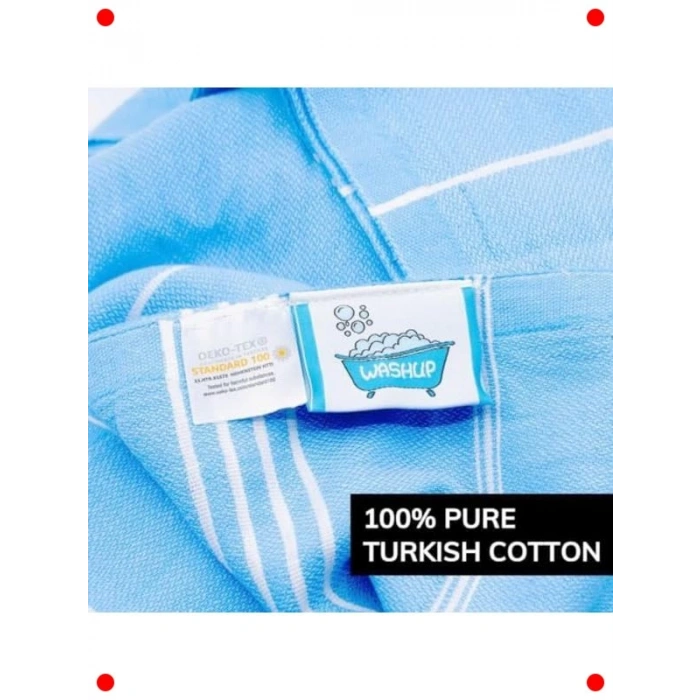 Ekstra Büyük Pamuklu Hızlı Kuruyan Plaj Havlusu