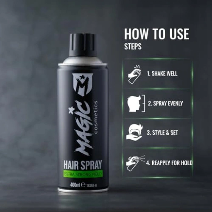 Ekstra Güçlü Tutuş Sağlayan Saç Şekillendirme Spreyi - 400 ml