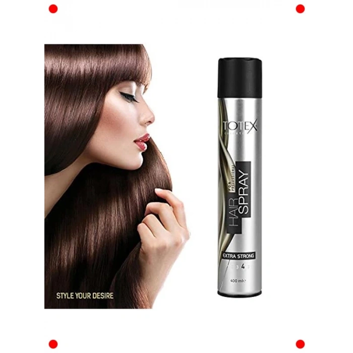 Ekstra Güçlü Tutuşlu ve Parlatıcı Saç Spreyi 400ml