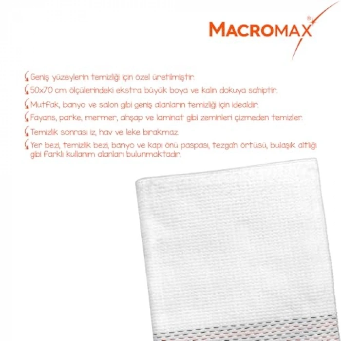 Ekstra Güçlü Yer Bezi - Yüksek Eci Paspas Bezi