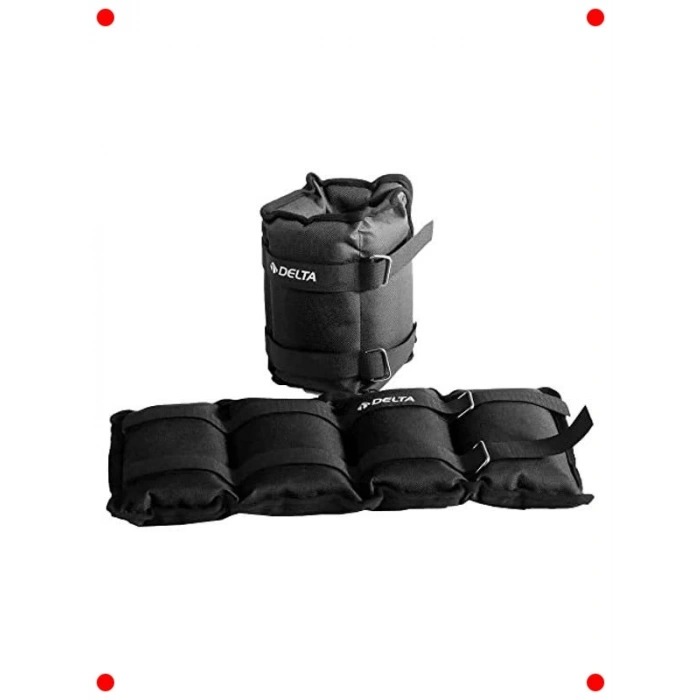 El Ayak Bilek Ağırlık Seti - 2x2 kg (Siyah)