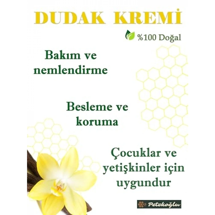 El Yapımı Dudak Kremi Seti - 2 Adet Doğal Yağ İçerikleriyle