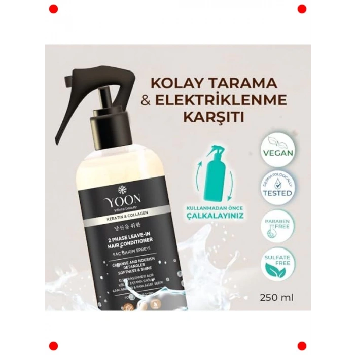 Elektriklenme Önleyici Saç Bakım Spreyi 250 ml