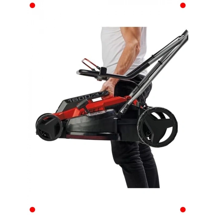 Elektrikli Çim Biçme Makinesi 1600W - 37cm Kesim